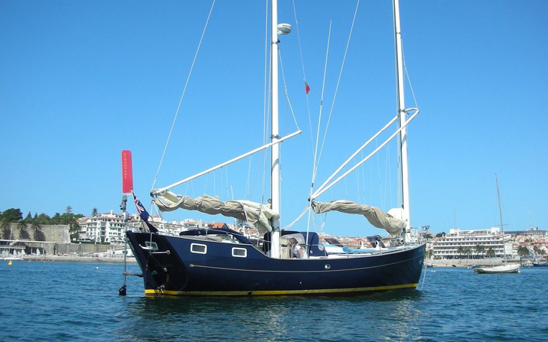 How can the Hydrovane rudder steer a boat as well as the main rudder?